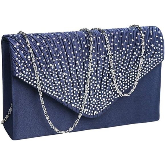 New Ladies Bridal Evening Handbag Elegant Wedding Purse for Special Occasions - Picture 1 of 7